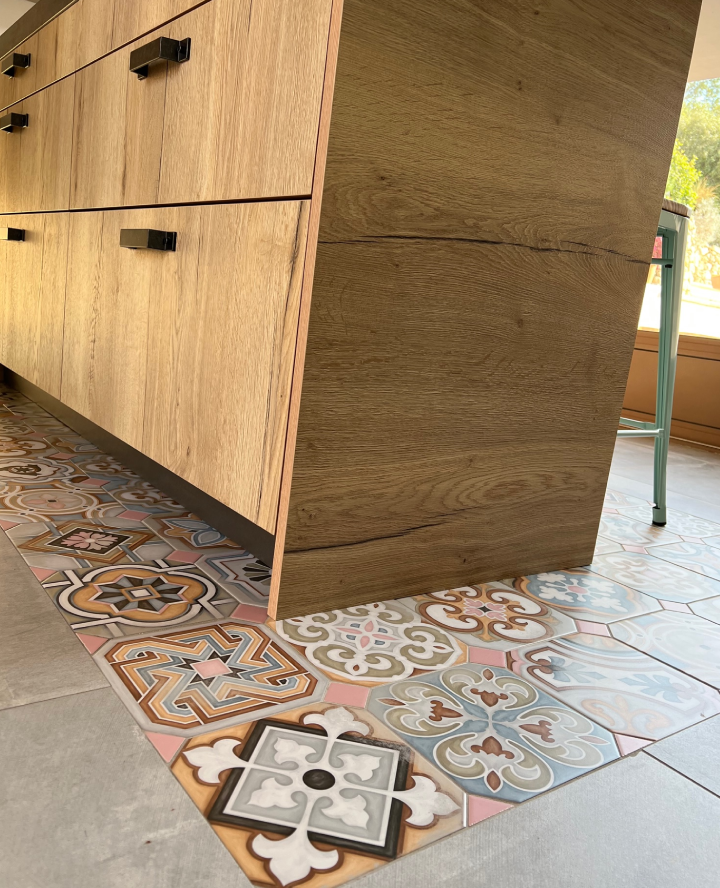 Pose carrelage décoratif