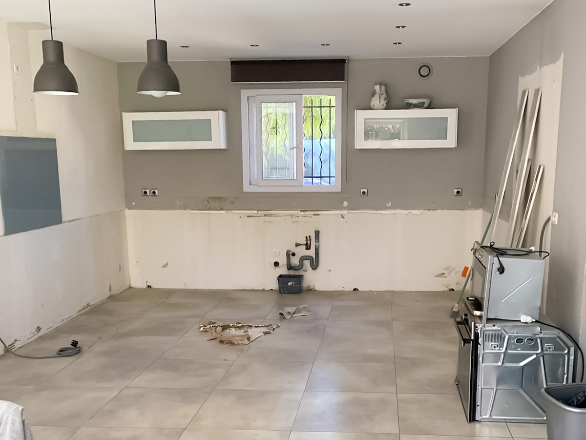 Rénovation cuisine avant