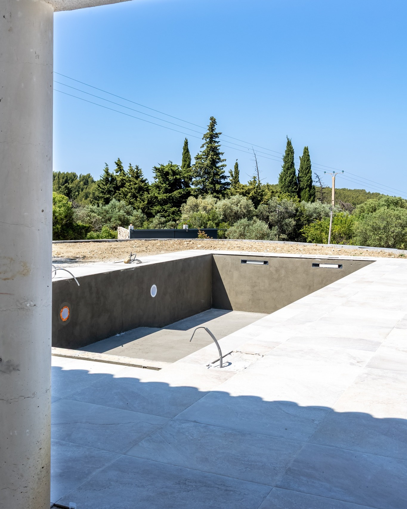 Piscine à Six-Fours : chantier en cours