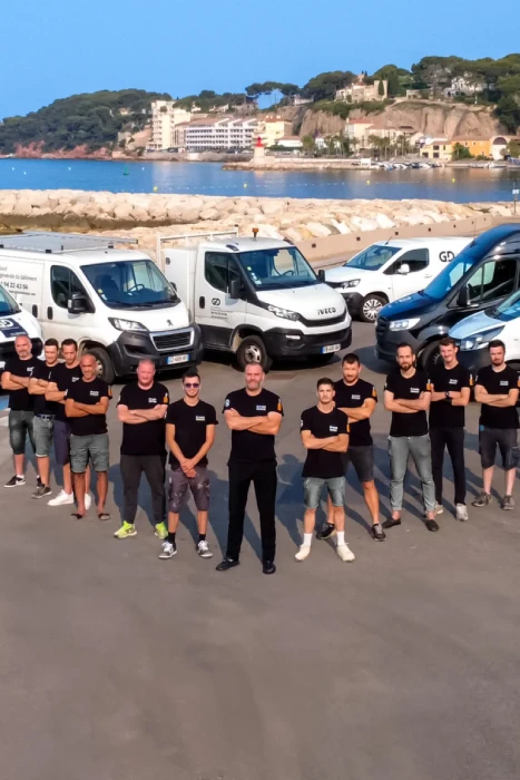 L'équipe du Groupe Delaud, experts en rénovation et performance énergétique à Toulon et La Seyne